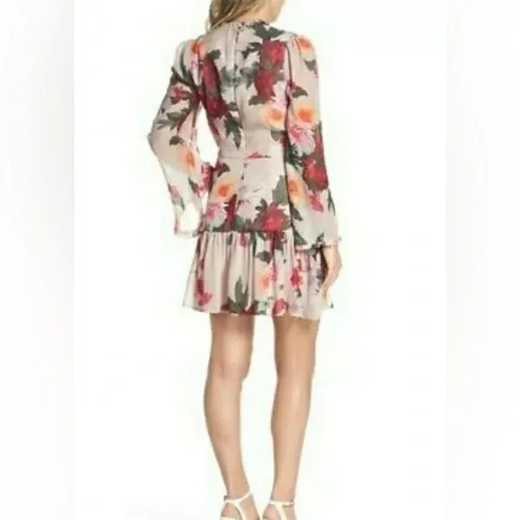 Cooper St Multicolor Floral Dress Ruffled - Picture 3 of 8